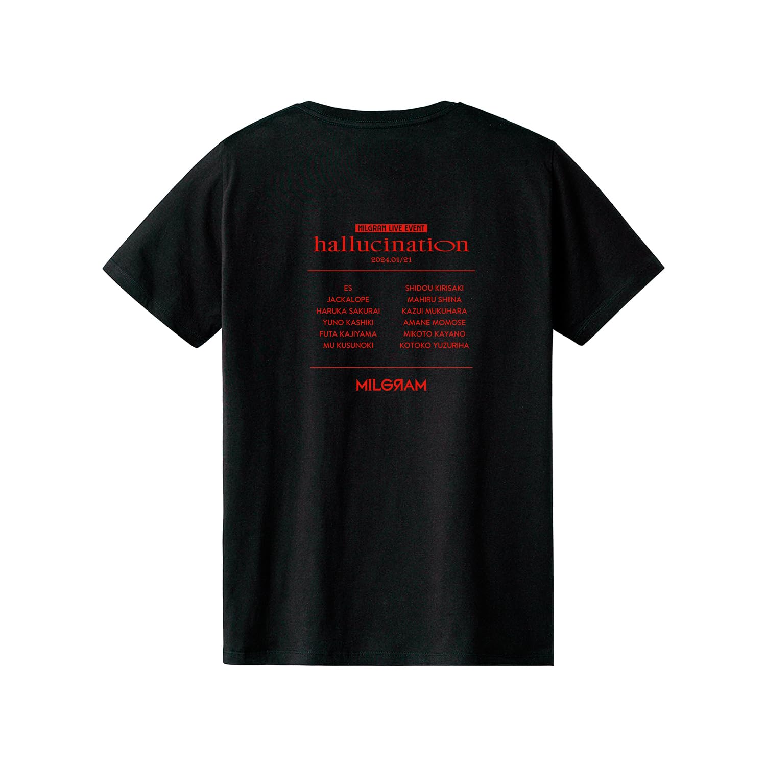 Amazon.co.jp: MILGRAM ミルグラム MILGRAM LIVE EVENT「hallucination
